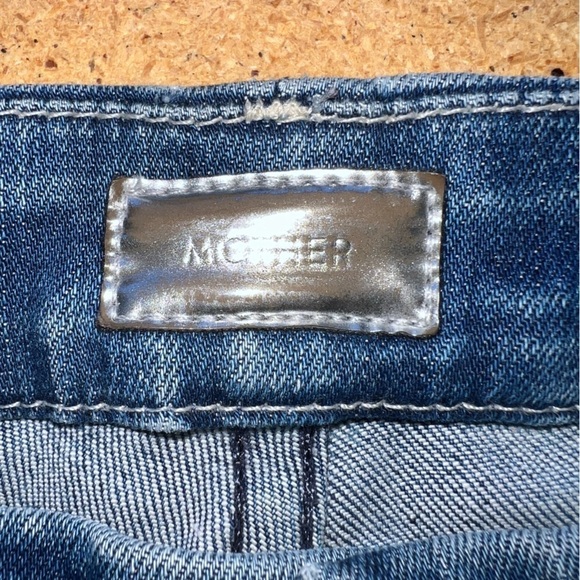 Mother The Looker Graffiti Girl very distressed jeans size 28 - Picture 3 of 16